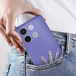 Avizar Coque pour Xiaomi Redmi Note 13 5G Soft-touch Anti-traces Violet pas cher