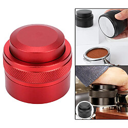 Acheter 51mm Espresso Distributeur Café Poudre Presse Tamper Métal Réglable Rouge