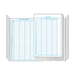 Exacompta Planning Vacances et Absences - 2021