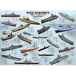 Puzzle 1000 piAces Eurographics Navires de guerre de la Seconde guerre mondiale (6000-0133)