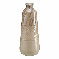 BigBuy Home Vase Beige Fer 28 x 28 x 68 cm