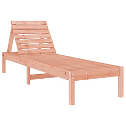 Acheter Maison Chic Lot de 2 Chaises longues avec table | Bain de soleil Relax | Transat bois massif de Douglas -GKD77003