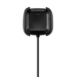 Wewoo Chargeur USB de remplacement Câble de charge Adaptateur Dock pour Fitbit Versa Smartwatch, Longueur du câble: 1m (Noir) pas cher