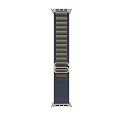 Avis Bracelet pour Apple Watch 49mm avec boucle Alpine bleue Moyen