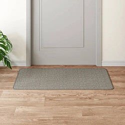 vidaXL Tapis de couloir aspect sisal argenté 50x100 cm