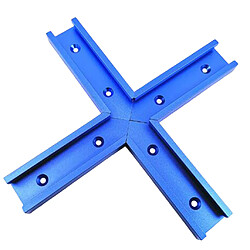 30 Type T-Slot T-Tracks Stop Mitre Track Type De Travail Du Bois A- 100mm- Bleu