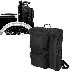 Acheter Universal Sac à dos pour fauteuil roulant Bandoulière réglable Grande capacité Accessoires pour fauteuil roulant et déambulateur Sac de rangement latéral