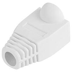 Cache en caoutchouc Lanberg pour connecteur RJ45, blanc Lot de 100 unités