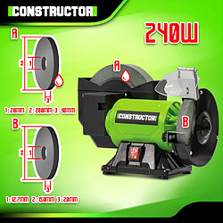 Touret à meuler mixte 240W - Constructor