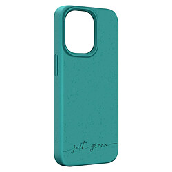 BIGBEN Coque iPhone 13 Pro Natura Blue Lagoon - Eco-conçue Just Green