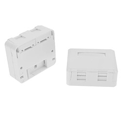 Plaque frontale RJ45 à 1 port