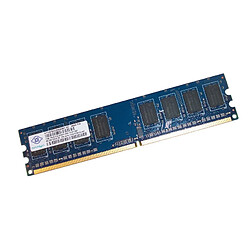 1Go RAM NANYA NT1GT64U88D0BY-3C 240-Pin DIMM DDR2 PC2-5300U 667Mhz 2Rx8 CL5 · Occasion 