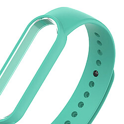 Acheter Pour Xiaomi MI Bande 5 Remplacement Silicone Bracelet Bracelet De Montre Vert Sarcelle