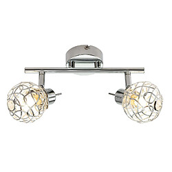 Globo Lighting Plafonnier spot LED design Bolt - Argent