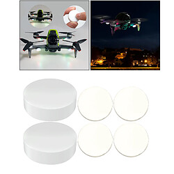 Lampe De Signalisation De Lumière De Navigation De Nuit Flash LED Pour Accessoire De Drone DJI FPV RC 2 Pièces pas cher