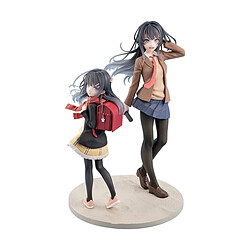 Kadokawa Rascal Does Not Dream of a Knapsack Kid - Statuette Mai Sakurajima High School Graduation Ver. & Knapsack Kid 19 cm