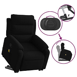 Acheter vidaXL Fauteuil de massage inclinable Noir Velours