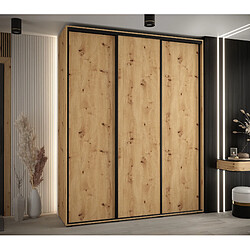 Abiks Meble Armoire DAVOS 1 À Portes Coulissantes 235,2/190/45 3 Portes