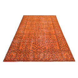 Acheter Vidal Tapis de laine 262x150 orange Ultra Vintage