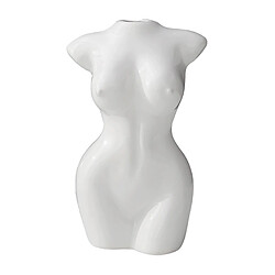 Corps Féminin Vase à Fleurs Sculpture De Corps Féminin Cadeaux De Décoration Intérieure Blanc