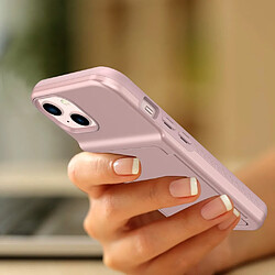 Coque en TPU + acrylique avec porte-cartes et miroir caché or rose pour votre iPhone 13 6.1 pouces