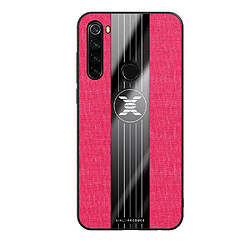 Wewoo Coque Souple Pour Xiaomi Redmi Note 8 XINLI étui de protection en TPU antichoc Texture Rouge