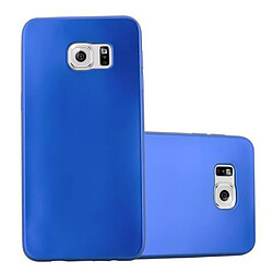 Cadorabo Coque Samsung Galaxy S6 EDGE Etui en Bleu