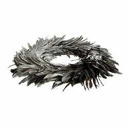 Paris Prix Couronne Design Plumes Déco 55cm Argent