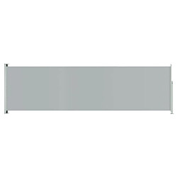 vidaXL Auvent latéral rétractable de patio 180x600 cm Gris