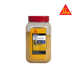 Colorant en poudre pour ciment, chaux et plâtre SIKA SikaCem Color - Jaune - 400g