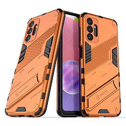 Coque en TPU antichoc avec béquille orange pour votre Samsung Galaxy A13 5G