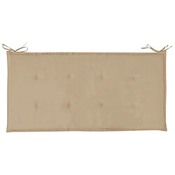 Acheter Decoshop26 Coussin de banc de jardin Beige 100 x 50 x 3 cm DEC021753