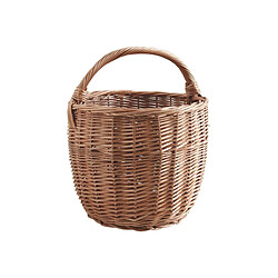 Aubry Gaspard Panier rond en osier buff 30 cm.