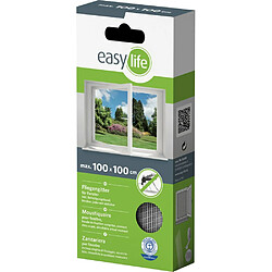 Acheter Easy Life Moustiquaire fenêtre blanc 28g/m² bande auto-agrippante 9,5 mm (Lot de 2).