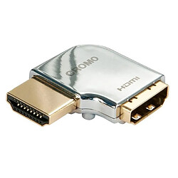 Lindy Cromo Coude HDMI 90° à gauche Noir