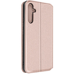 Avizar Étui pour Samsung Galaxy A34 5G Clapet Magnétique Porte-carte Support vidéo Rose