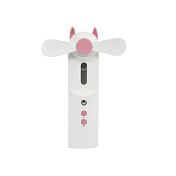 Mini Ventilateur de Refroidissement Rechargeable USB de Refroidisseur de Jet de Brouillard d'Eau Portatif de 30 ml - Rose