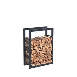 Avis Bcelec HHWPF0017 Rangement à bois en acier noir 80*60*25CM, rack pour bois de chauffage, range-bûches