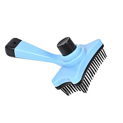 Wewoo Pour Animal de compagnie brosses bleu Elite multifonctionnel en plastique toilettage peigne Cut Tangles outil Pet