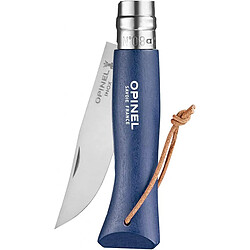 Avis Couteau Opinel Baroudeur Colorama - N8 Bleu foncé