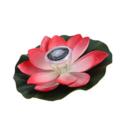 Acheter Solar Power LED Flottant Lotus Lumière Nuit Fleur Lanterne Lampe Pétales Roses