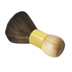 Acheter Poignée Fiber de Cheveux En Bois Brosse À Cheveux pour Salon de Coiffure Styling Outil Supprimer Coupures de Cheveux Décolleté et Oreilles après Coupe