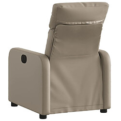 Avis Maison Chic Fauteuil Relax pour salon, Fauteuil inclinable Cappuccino Similicuir -GKD14867