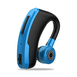 Wewoo Écouteur Bluetooth V10 Wireless V5.0 Casque de sport imperméable sans boîte de chargepuce Jerryconception à rotation de 270 degrésprise en charge de la réduction intelligente du bruit Bleu