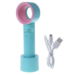 Acheter Mini Ventilateur Portable Sans Feuilles Fournitures d'été Refroidisseur Rechargeable USB Silencieux Sans Lames Ventilateur De Refroidissement d'Air Étudiant Chambre