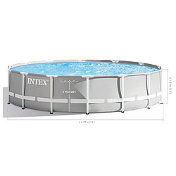 Avis Intex Piscine tubulaire ronde prism frame Ø 4.27 x 1.07 m