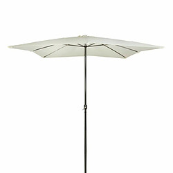 Parasol Aktive 300 x 275 x 300 cm Crème Ø 300 cm