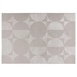 Lisa Design Telio - tapis rectangulaire motif géométrique - taupe