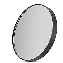 Wewoo Miroir grossissant petit rond avec ventouse de maquillage 8.8cm grossissantmodèle Black Five Times