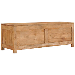 Avis vidaXL Meuble TV 100x30x35 cm bois de teck massif